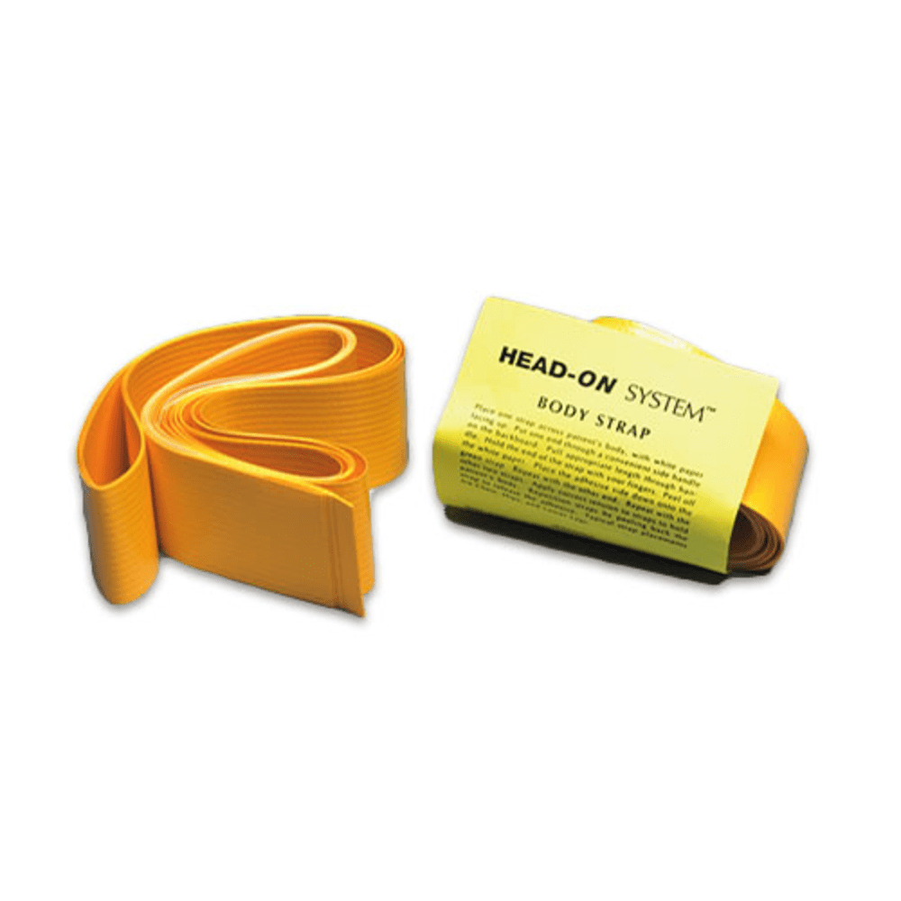 Compliance Medical-Compliance Medical Adhesive Body Straps for Head-On System™, Yellow PK/3-MedTech-1